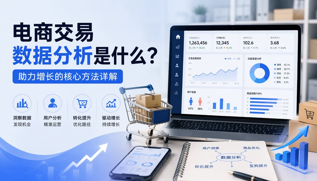 电商交易数据分析是什么？助力增长的核心方法详解