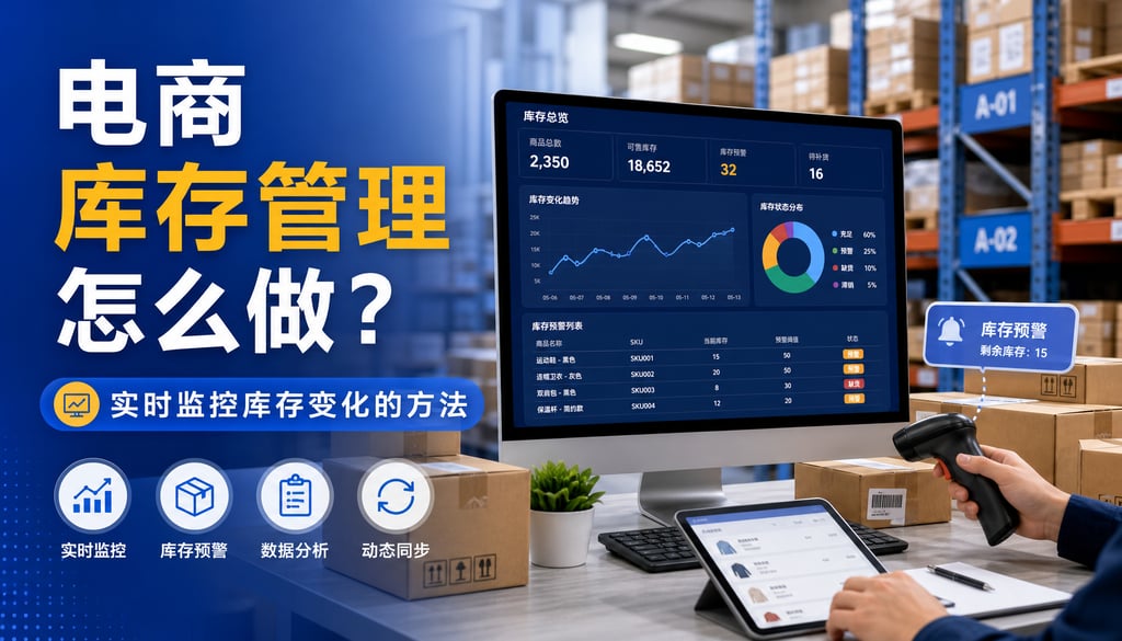 电商库存管理怎么做？实时监控库存变化的方法
