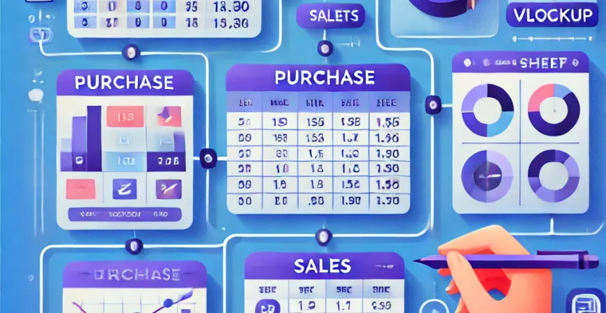 进销存报表怎样优化？VLOOKUP跨表引用技术