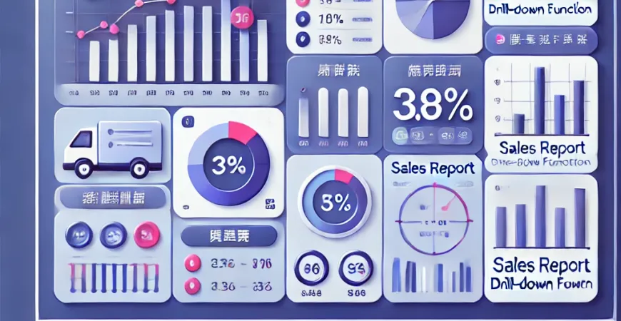 深度分析不足？销售报表钻取功能