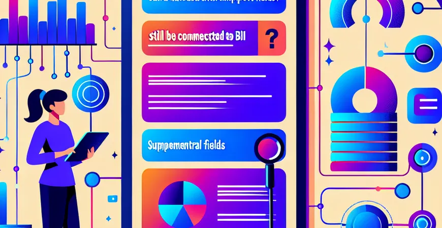 数据库字段不全还能连BI吗？衍生字段可补充分析