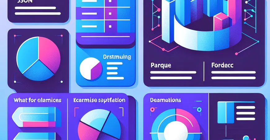 数据湖适合存储哪些格式？支持JSON、Parquet、ORC等