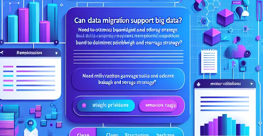 数据迁移能支持大数据吗？需优化带宽与存储策略
