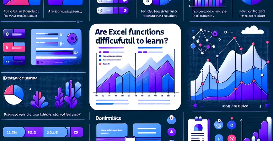 Excel函数难学吗？专家解析常见问题解答