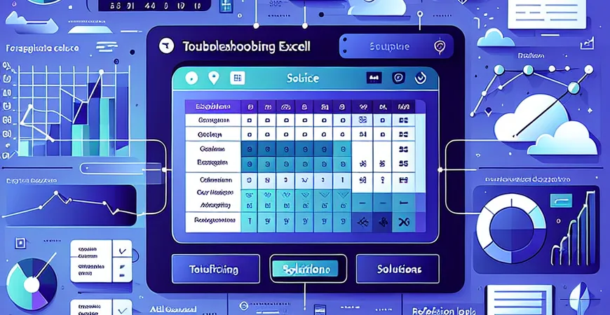 Excel表格常见问题在哪里？提供解决方案
