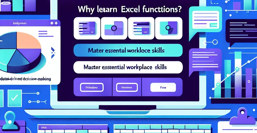 为什么学Excel函数？掌握职场必备技能