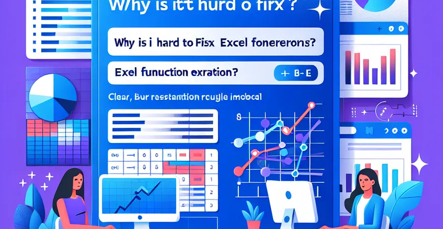 为啥总搞不定Excel函数错误？避免手忙脚乱的秘籍