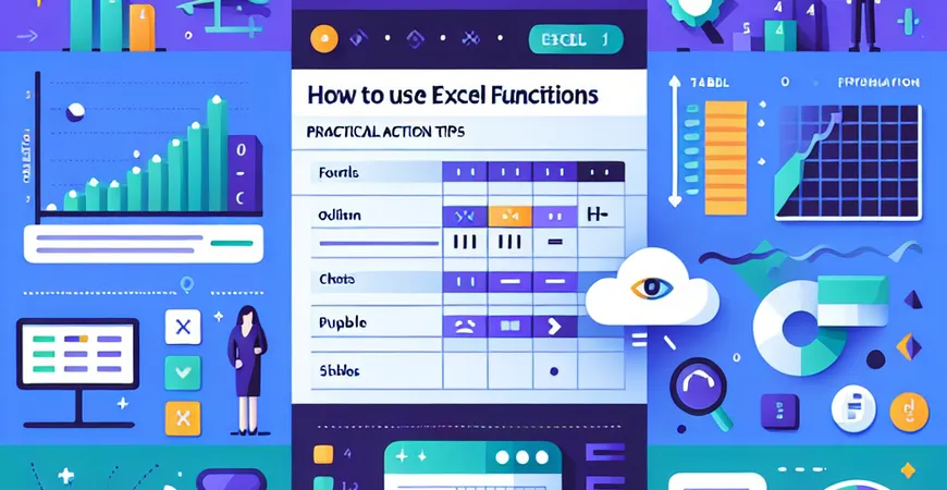 如何用Excel函数？实战操作技巧指南