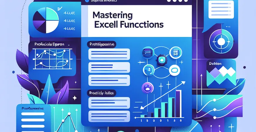 如何精通Excel函数？提升你的实战操作能力