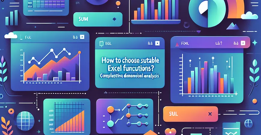 如何选择适合的Excel函数？选型全维度分析