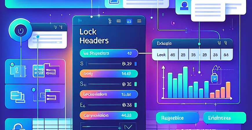 用Excel完成固定表头要几步？避免手忙脚乱的秘籍