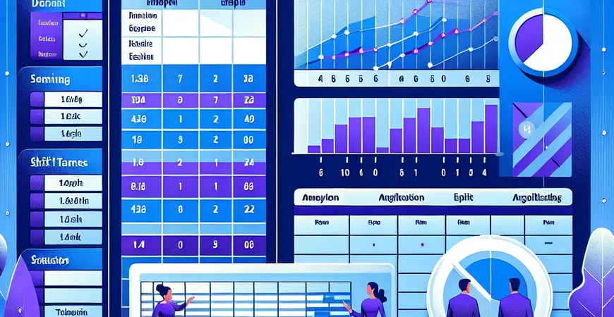 考勤表如何用Excel设？排班统计轻松一表完成