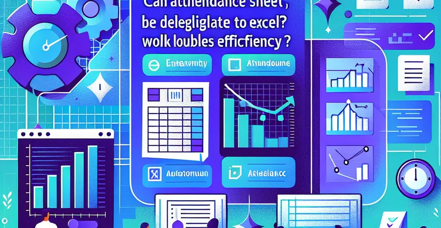 考勤表工作能不能交给Excel？全流程拆解效率翻倍