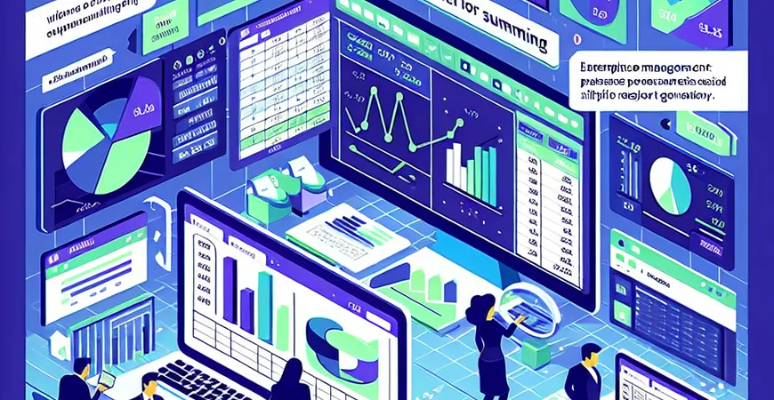 为什么Excel求和能提升财务管理效率？简化报表生成！