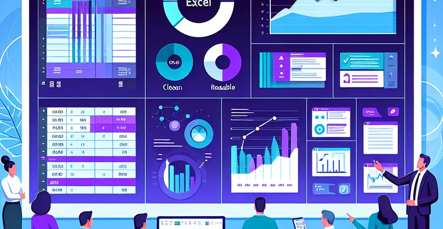 使用Excel制作表格时如何简化财务报表？提高工作效率！