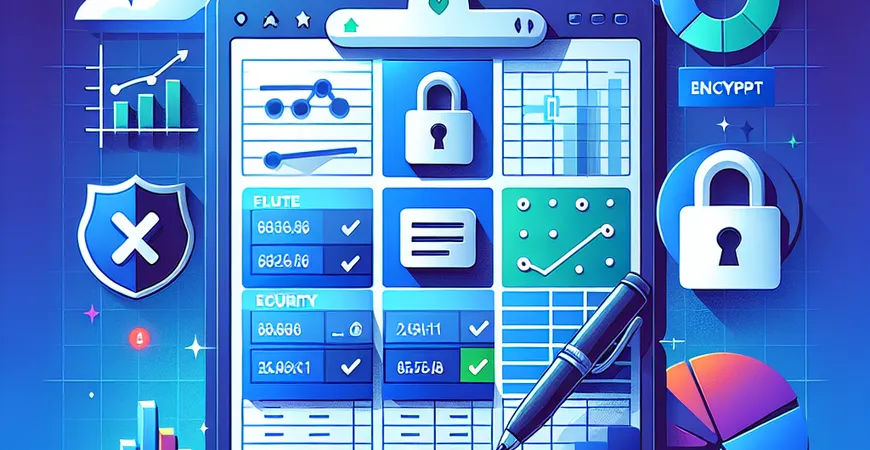 如何用Excel加密保护工作表数据？提升文件保密性！