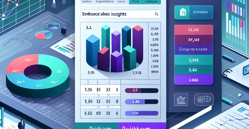如何用Excel快速求和销售数据？提升业务洞察力！