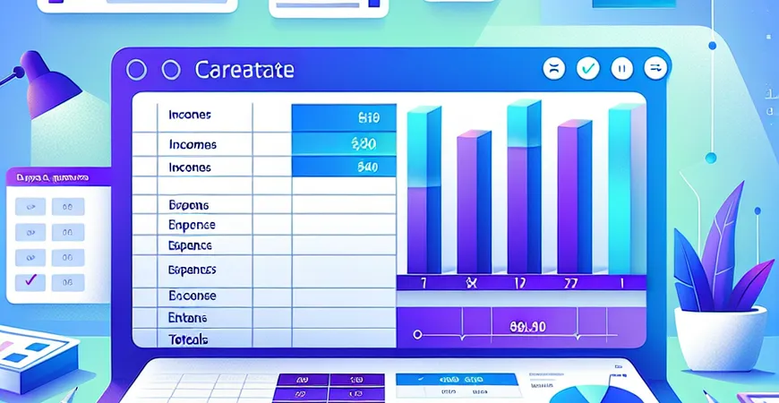 如何通过Excel创建财务记账表格？简化财务报告！