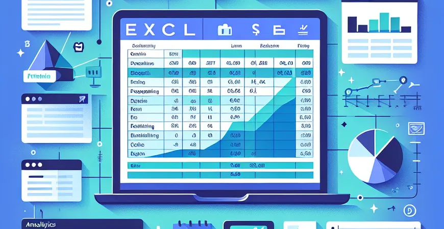 如何通过Excel制作财务记账表格？提升账务整理效率！