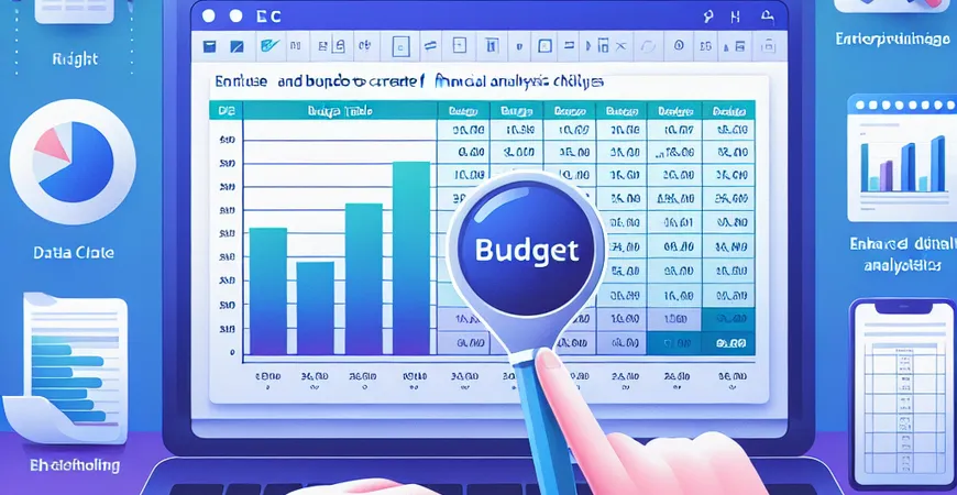 如何通过Excel制作预算表格？提升财务分析能力！