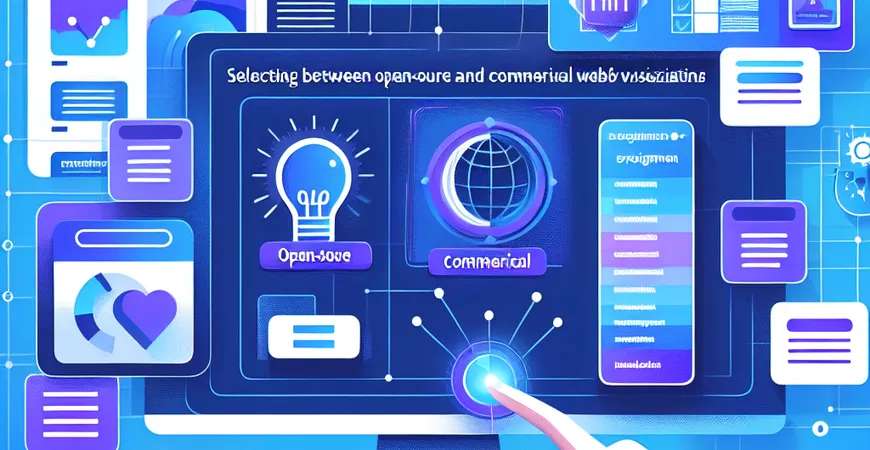 web前端可视化开发工具开源与商用怎么选？成本分析