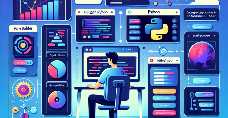 能否用Python集成web前端可视化开发工具？全栈方案