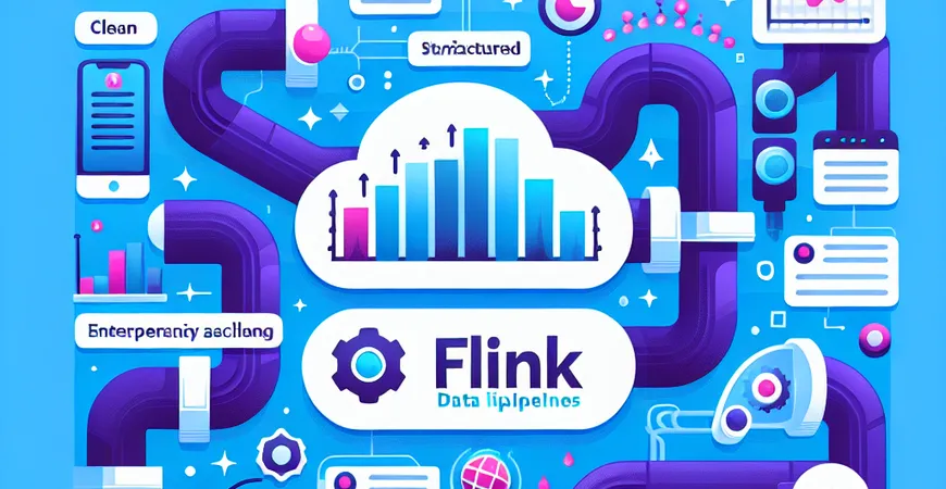 怎样实施Flink数据管道？优化数据流转流程。