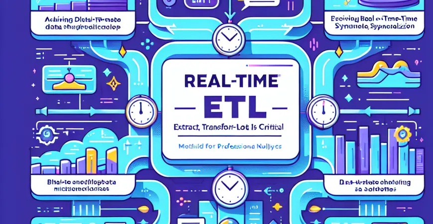 实时ETL为何关键？实现数据实时同步的技术方法