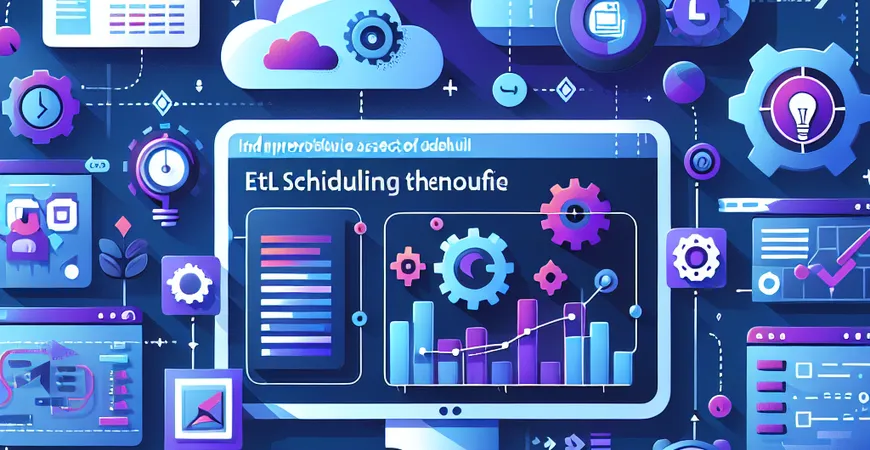 ETL调度工具如何提升效率？探索ETL开发流程的创新点