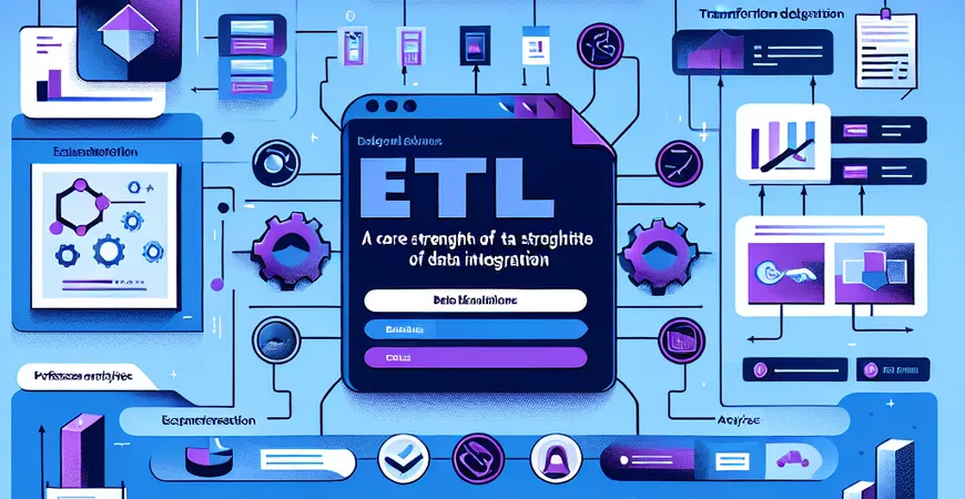 ETL工具作用大吗？它是数据集成的核心力量