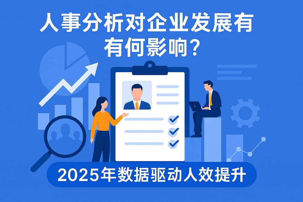 人事分析对企业发展有何影响？2025年数据驱动人效提升