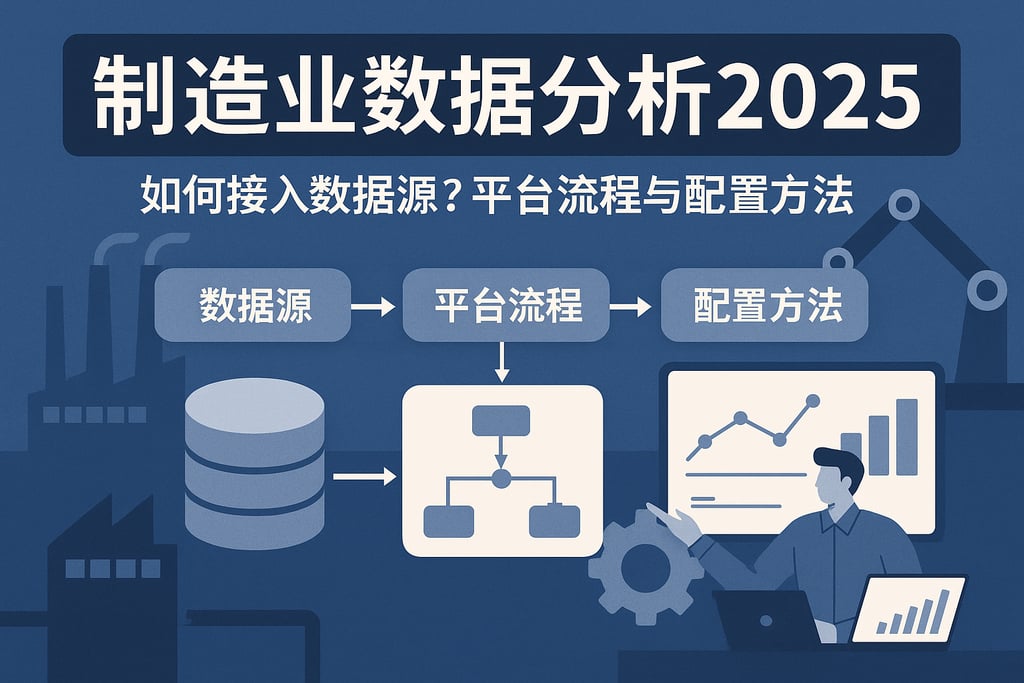 制造业数据分析2025年如何接入数据源？平台流程与配置方法