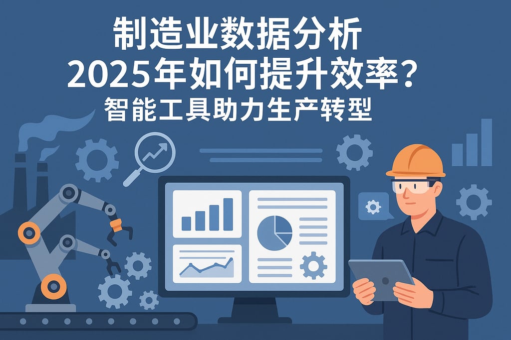 制造业数据分析2025年如何提升效率？智能工具助力生产转型