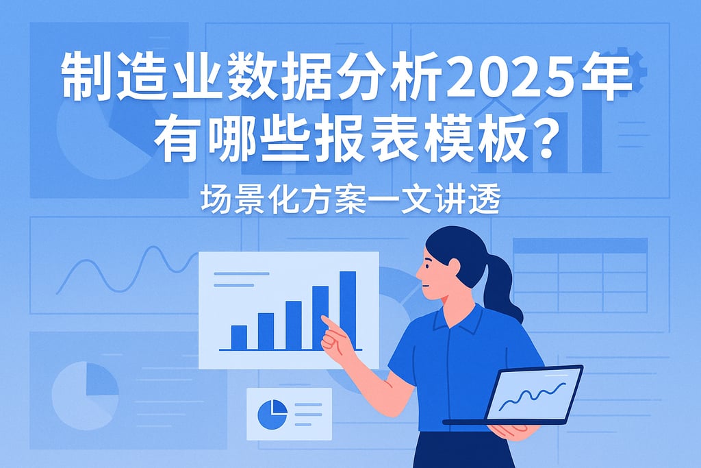 制造业数据分析2025年有哪些报表模板？场景化方案一文讲透