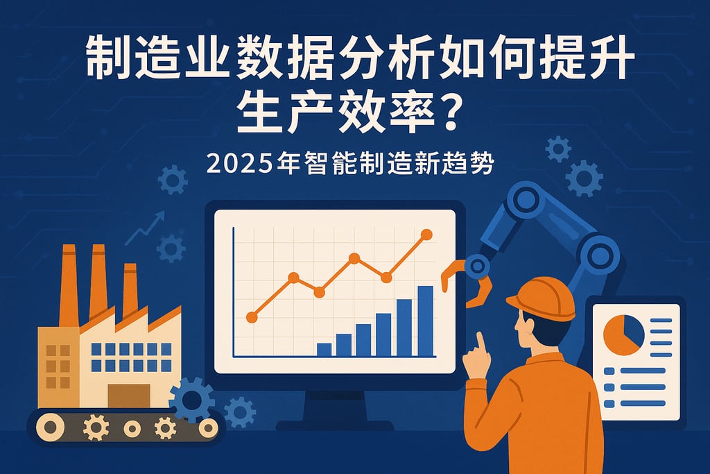 制造业数据分析如何提升生产效率？2025年智能制造新趋势