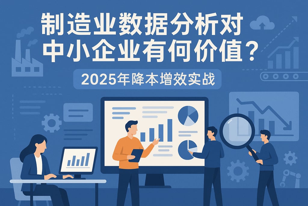 制造业数据分析对中小企业有何价值？2025年降本增效实战