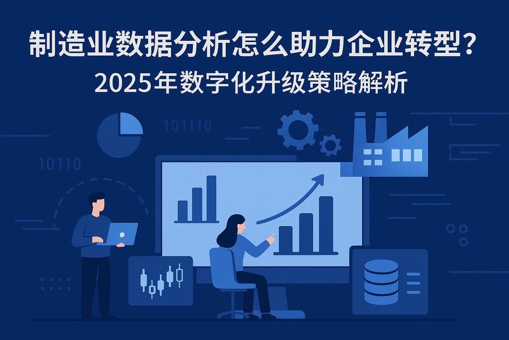 制造业数据分析怎么助力企业转型？2025年数字化升级策略解析