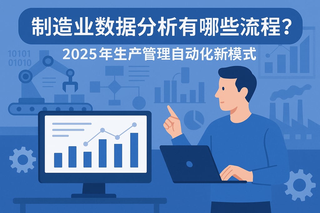 制造业数据分析有哪些流程？2025年生产管理自动化新模式