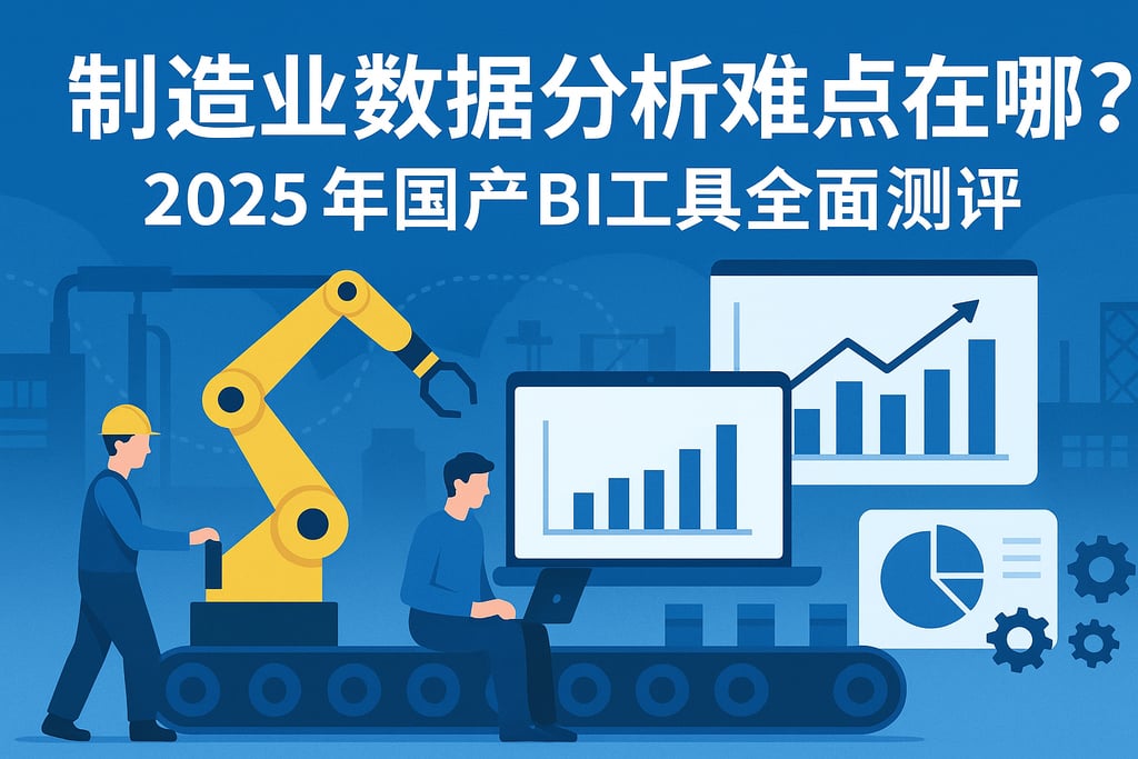 制造业数据分析难点在哪？2025年国产BI工具全面测评