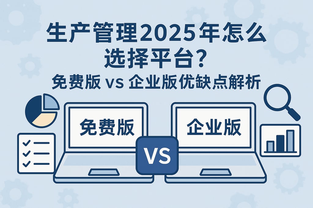 生产管理2025年怎么选择平台？免费版vs企业版优缺点解析