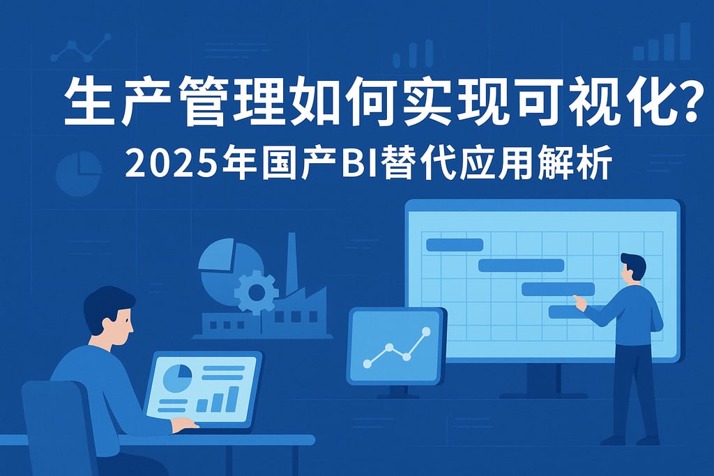 生产管理如何实现可视化？2025年国产BI替代应用解析