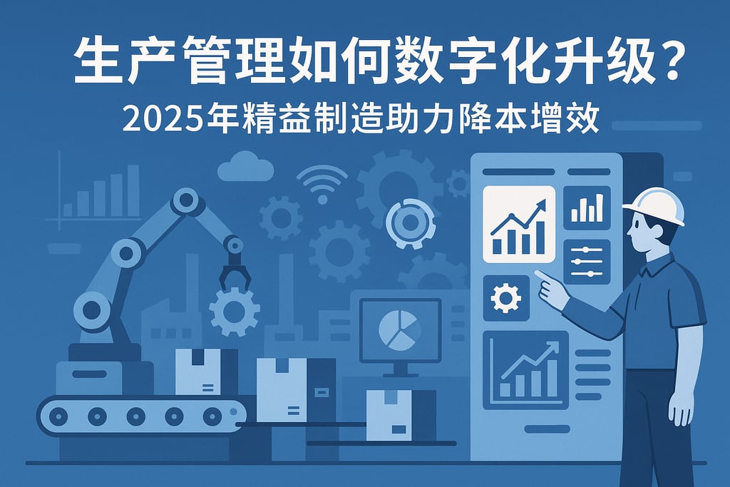 生产管理如何数字化升级？2025年精益制造助力降本增效