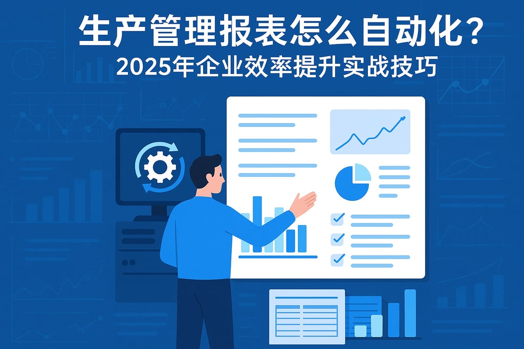 生产管理报表怎么自动化？2025年企业效率提升实战技巧