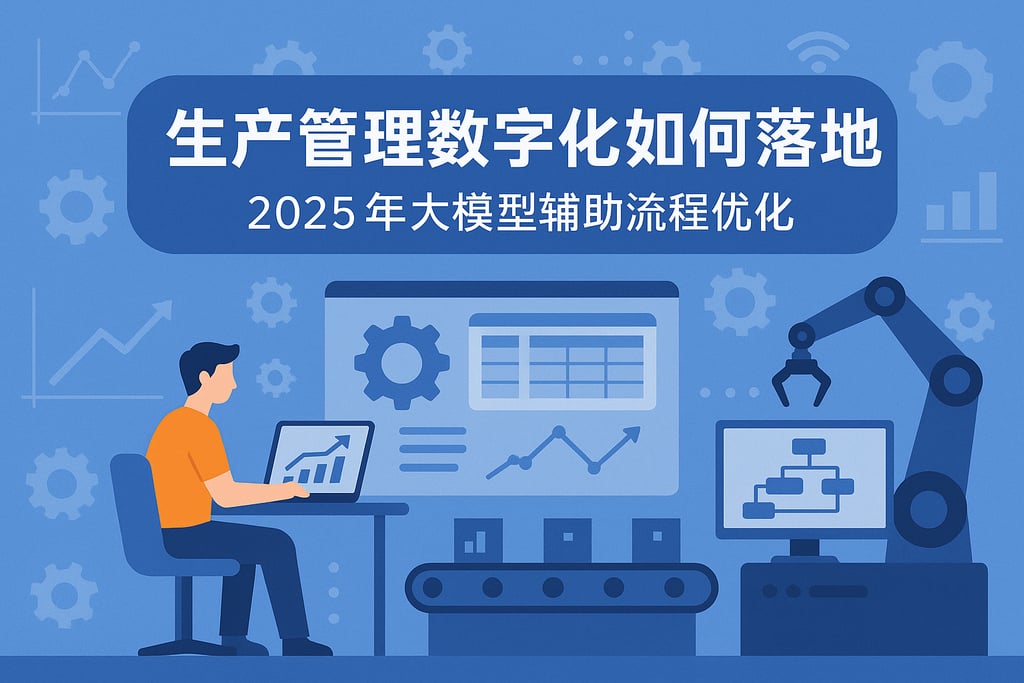 生产管理数字化如何落地？2025年大模型辅助流程优化