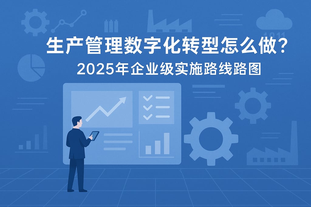 生产管理数字化转型怎么做？2025年企业级实施路线图