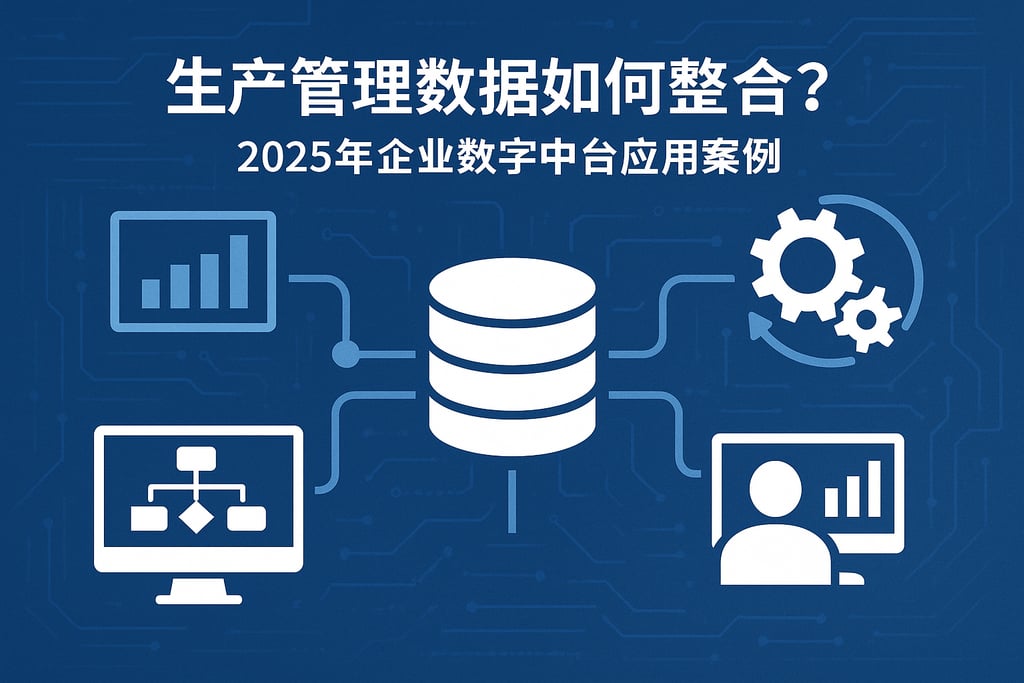 生产管理数据如何整合？2025年企业数字中台应用案例