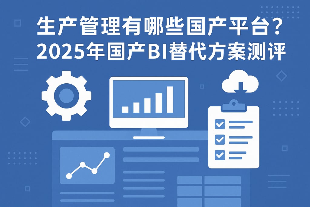 生产管理有哪些国产平台？2025年国产BI替代方案测评