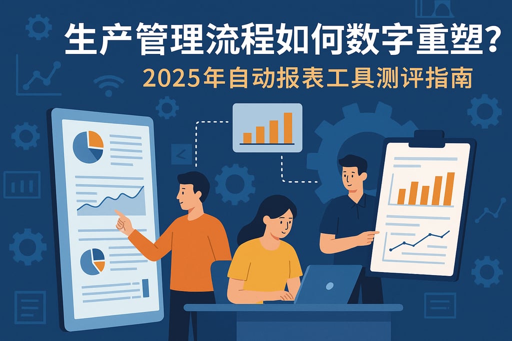 生产管理流程如何数字重塑？2025年自动报表工具测评指南