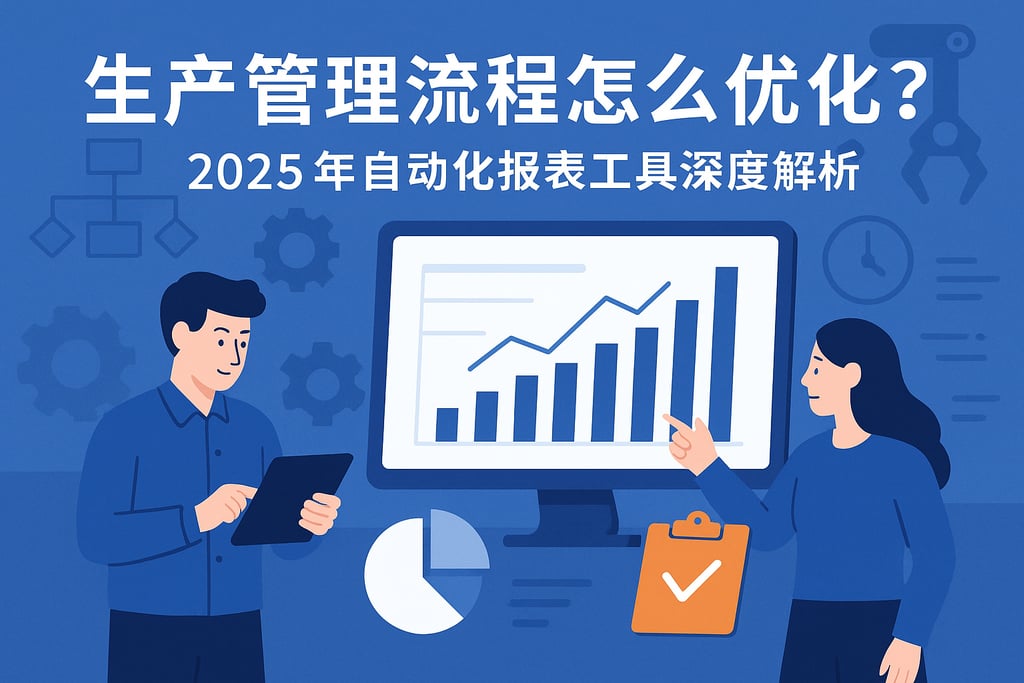 生产管理流程怎么优化？2025年自动化报表工具深度解析
