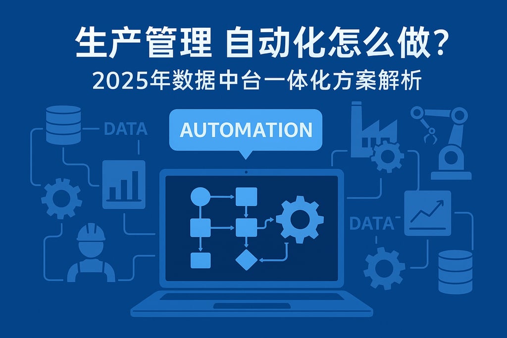 生产管理自动化怎么做？2025年数据中台一体化方案解析